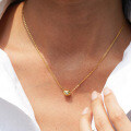 14K Gold Plated 925 Silver Moissanite Pendant Necklace for Women-0-1