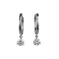 wholesale S925 Silver Europe & US AliExpress Cross-Border Classic 03ct Small Diamond Stud Earrings-0-4