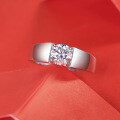18k Gold Plated 925 Sterling Silver Vintage Moissanite Men's Ring Wholesale-0-2