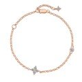 wholesale 925 Sterling Silver Korean-style Women's Bracelet, Fashionable Minimalist Delicate Floral Elegant Versatile College-style Wrist Accessory-0-6