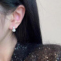 wholesale S925 Sterling Silver New Drop Earrings Simulated Diamond Earrings Ins Cross-Border Style-0-3