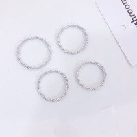 wholesale 999 Sterling Silver Exquisite Twisted Plain Band Ring for Women, Small and Niche Design, Versatile Pinky Ring, Index Finger Ring, Personalized Ring Wholesale-JZ014224 No.16