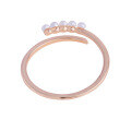 wholesale S925 Sterling Silver New Dunli Jewelry Natural Pearl Openable Minimalist Ins Style Ring Factory Supply-0-4