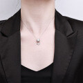 Silver Dreamcatcher Pendant Necklace, Ethereal and Versatile Gift for Her-0-2