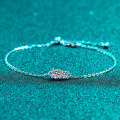 S925 Sterling Silver Full Moissanite Bracelet for Women, Minimalist Daily Wear-0-4