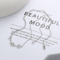 wholesale S925 Sterling Silver Retro Coin Pendant with Small Spheres, Unique New Chinese Style Necklace-0-1