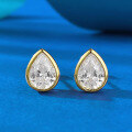 wholesale 925 Silver Jewelry 6*8mm Pear Drop Earrings Fashion Classic Piece for Cross-border on AliExpress-0-0