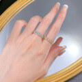 wholesale 925 Silver Metal Material New Product Jewelry Cuban Ring Ins Style Cross-Border Supply-0-3