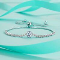 wholesale S925 Sterling Silver Cross-Border Oval Moissanite Bracelet for Women, Simple and Fashionable, Light Luxury, Korean Style, Niche Design, Trendy and Unique-5*7 (Moissanite) bracelet