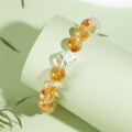 wholesale Metal material stacking bead bracelet pastoral style white sugar crystal citrine bracelet best friend birthday gift wholesale-0-1
