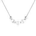 wholesale S925 Silver Cloud Tide Pendant Necklace, Korean Minimalist Ins Style, Versatile and Trendy, Unique and Niche Elegant Design-0-4