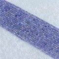 wholesale Metal material natural tanzanite faceted loose beads semi-finished small particles crystal cut corners DIY bracelet women collarbone fringe accessories-0-3