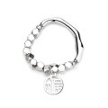 wholesale S925 Sterling Silver Irregular Broken Silver "Fu" Character Minimalist Ins Style Fresh Elastic Ring-0-4