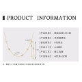 925 Silver 2-Carat Pink Diamond Invisible Necklace Mermaid's Tear Dopamine Pendant-0-58