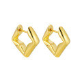 wholesale S925 sterling silver geometric irregular ear clips for women, minimalist style,ins versatile silver earrings-0-6