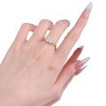 wholesale S925 Silver 6*8mm Oval Ring for Women, Ins Style, Daily Wear,。-0-4