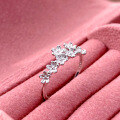 wholesale S925 Sterling Silver Yaxi Camellia Ring for Women, Ins High-End Sense of Luxury French Style Gentle Small Fragrant Wind Flower Ring-0-5