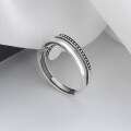 wholesale S925 Sterling Silver Korean-style Creative Multi-layer Rotating Screw Ring Trendy Accessory Fashionable Personality Index Finger Ring-0-1