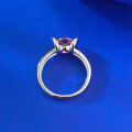 wholesale S925 Silver New Style 70 Carat Pink Sapphire Ring Exquisitely Sweet Princess Style Fresh and Delicate Live Broadcast Item-0-2