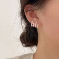 wholesale 925 Sterling Silver Ins Trendy NewStyleClaw Earrings Women Korean Minimalist Versatile Earrings-0-2