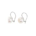 wholesale S925 Silver Cross-Border Europe and America Hot-Selling Freshwater Pearl Ear Clasps, Simple and Fashionable Retro High-End Earrings-0-4