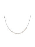 wholesale S925 Sterling Silver Natural Freshwater Pearl Crushed Silver Necklace for Women, Korean New Style Minimalist and High-End Bracelet-0-4