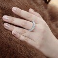 S925 Sterling Silver Two-Layer Stackable Zircon Ring, Clearance Sale with Free Shipping-0-1