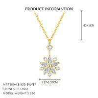 wholesale S925 Sterling Silver Bohemian Petal Earrings With Ultra-sparkling Zirconia, Minimalist Design-A4025-Gold 925 Silver