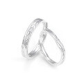 wholesale 925 Sterling Silver Ear of Wheat Couple Rings, Men's and Women's Minimalist Light Luxury Niche Ins Premium Design for Chinese Valentine's Day-0-4
