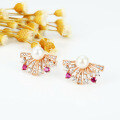 wholesale 925 Metal Korean Light Luxury Freshwater Pearl Earrings, New Style Minimalist Small Batch Wholesale-0-1