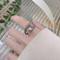 wholesale S925 Sterling Silver Retro Vintage Dragon Tail Ring, Traditional Chinese Style New Knuckle Ring-0-3