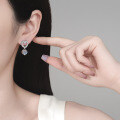 S925 Sterling Silver Moissanite Stud Earrings for Women-0-2