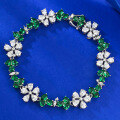 wholesale S925 Silver, Mu Jing Jewelry NewFloral Bracelet for Women, Daily Wear Simple and Versatile Style-0-0