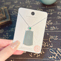 Metal Pendant Necklace with Maitreya Buddha Design-0-8