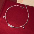 wholesale S925 Sterling Silver Fresh and Sweet Ins Style Niche Design Exquisite Ice Crush Gourd Anklet S7974-0-3