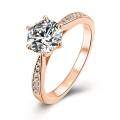 wholesale 9/14/18K Gold Premium 10K Rose Gold Ring 1ct Moissanite with Certificate Customized Cross-Border-0-4