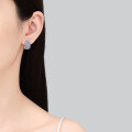 wholesale Sterling Silver S925 Full Moissanite Minimalist Ear Clips, Versatile and Luxurious with an Advanced Feel-0-3