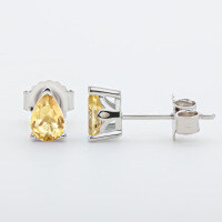 S925 Sterling Silver Oval Emerald-Cut Stud Earrings for Fashionable Commuting.-P style [Clearance Sale with Free Shipping]  925 Silver