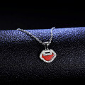 Sterling Silver Forbidden City Longevity Locket Pendant with Natural Carnelian Necklace-0-0