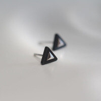 wholesale Sterling Silver Men's Earring Trendy Pure Silver High-End Sense Temperament Niche Single Piece Personality Men's Trendy Hip-Hop Handsome Punk Ear Stud Ear Accessories-A pair of prices