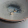 wholesale 9K gold matte sun and moon asymmetrical mini student earrings with cute stars-0-1