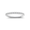 wholesale 9K/10K/14K/18K White Gold, Rose Gold, Yellow Gold, D Color Moissanite Stackable Eternity Band Ring, Minimalist and High-End-0-4