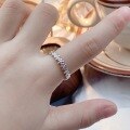 wholesale S925 Sterling Silver Daisy Floral Minimalist Ring for Women, Small Batch Design, Versatile and Elegant Band, Gift for Girlfriend-0-0