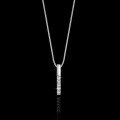 Sterling Silver Moissanite Pendant Necklace for Women-0-4