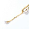 wholesale S925 Silver Asymmetrical Shell Pearl Earrings for Women, Summer New Sea Foam Mori Girl Style-0-3