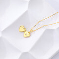 wholesale 925 Silver Cross-border Ins Love Heart Frame Pendant With Zircon, Wholesale In Stock-0-1