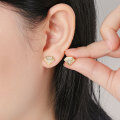 Zirconium Geometric Earrings, Princess Style Light Luxury Wholesale-0-1