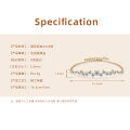 S925 Silver D Color Moissanite Bud Bracelet for Women Wholesale-0-7