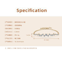 S925 Silver D Color Moissanite Bud Bracelet for Women Wholesale-Starry Night Bracelet [K Gold]  925 Silver