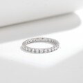 S925 Silver Gold-Plated 20mm Full Circle Moissanite Stacking Ring-0-1